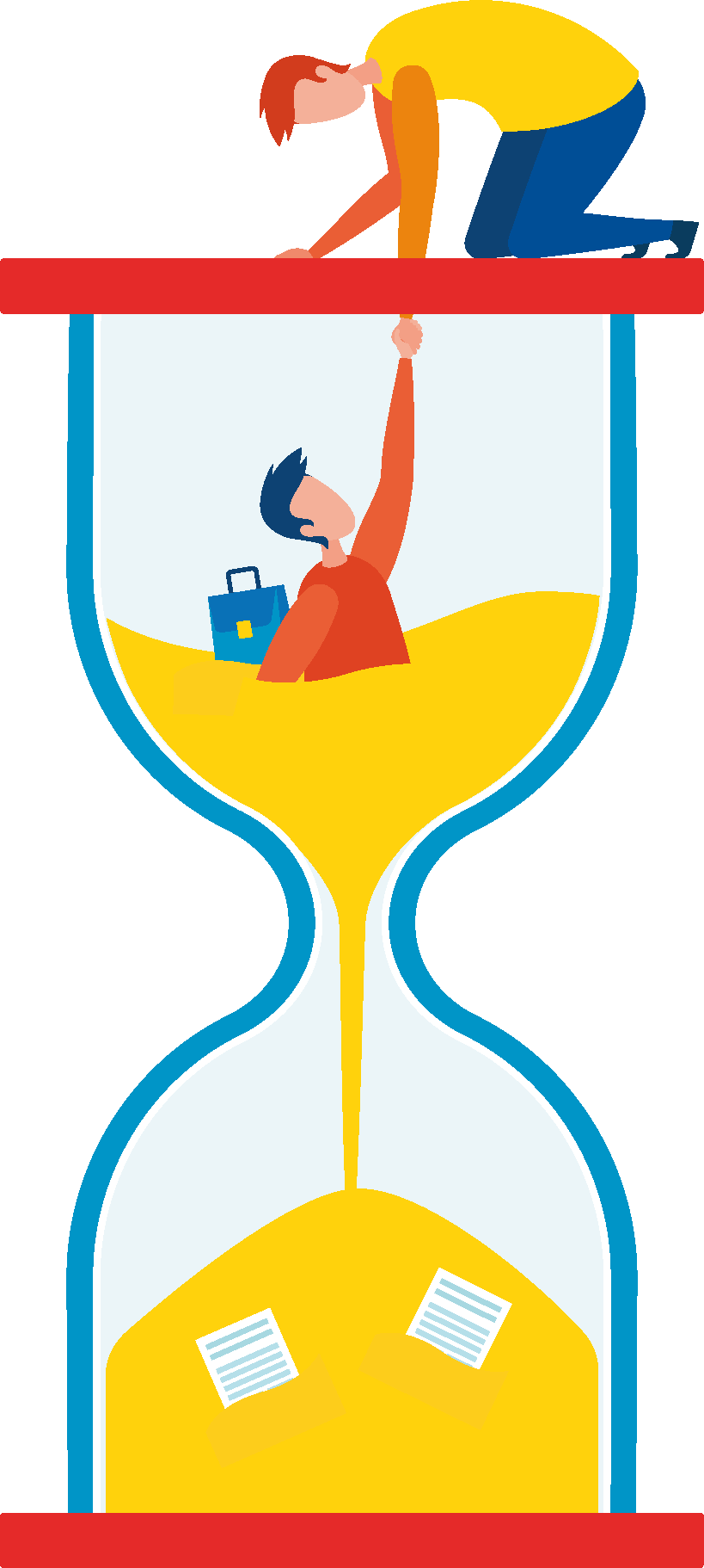 Illustration : reprendre le temps administratif avec Le Temps d'1 Service Pro